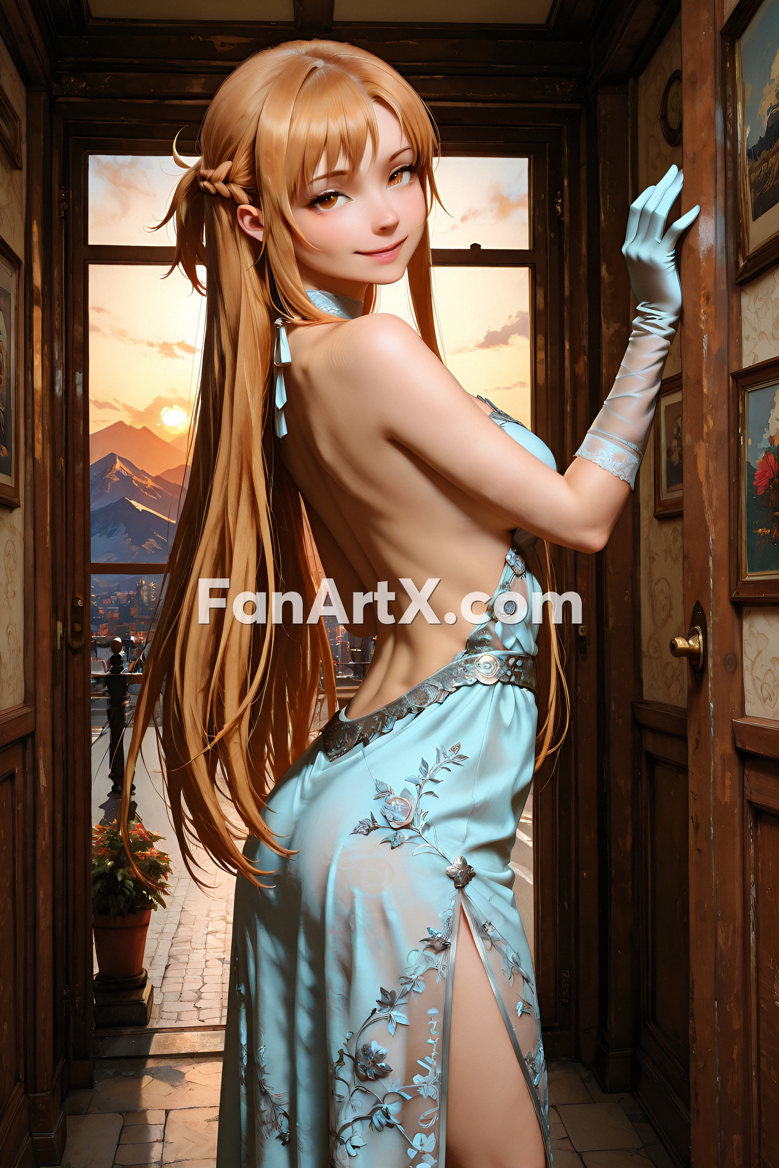 Sao Asuna Yuuki Fanart - Sword Art Online character 6915044